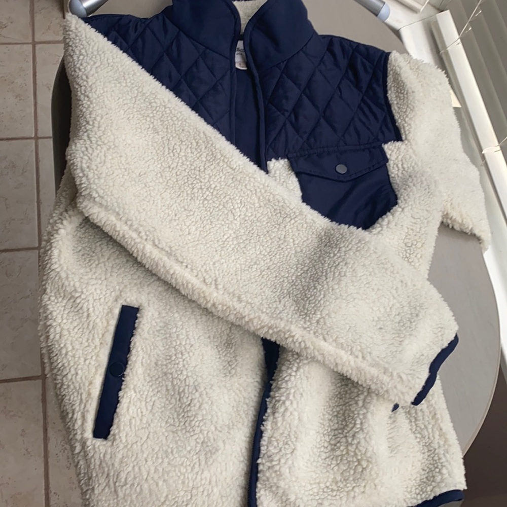 Goodfellow & Co Sherpa Zip Up Jacket Sz Sm
